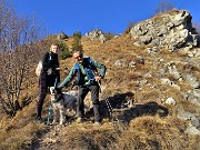 MONTE CASTELLO (croce 1425 – cima 1474 m) da Valpiana di Serina il 26 febbraio 2022 - FOTOGALLERY